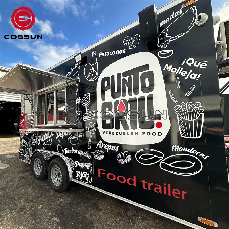 Hot Dog Vending Cart - COISUN Mobile Outdoor Hot Dog Pizza