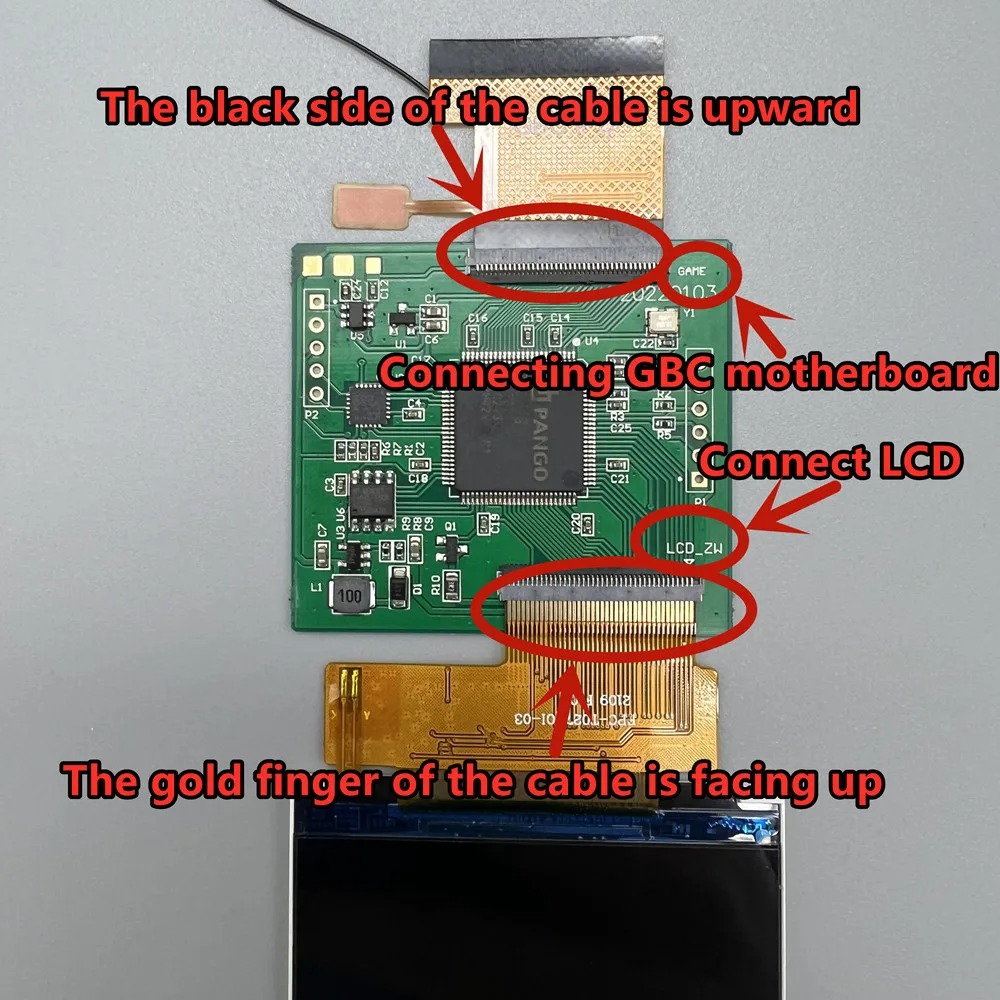 Original Size New 2.45 GBC IPS - Lcd Screen Arcade 评论和价格