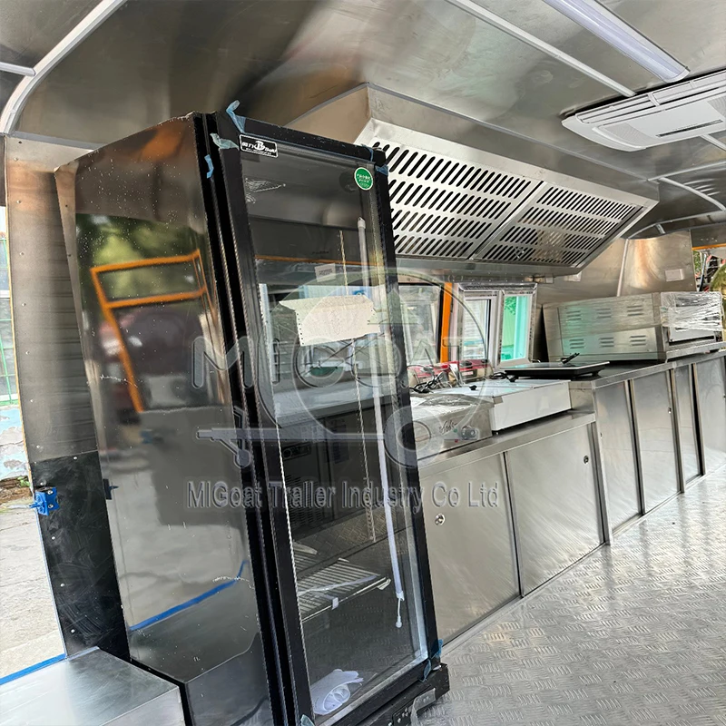 Commercial Mobile Food Van wit - Hot Dog Vending Cart 评论和价格