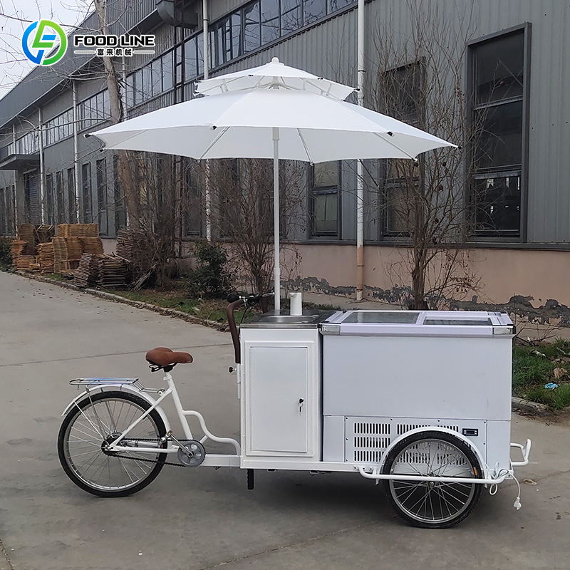Outdoor Ice Cream Mini Cart Fl - Hot Dog Vending Cart 评论和价格