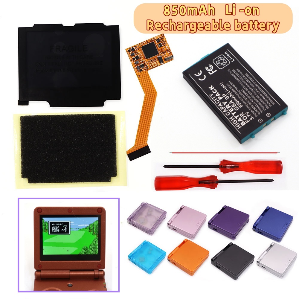 For GBA SP 3.7V Battery Pack V - Lcd Screen Arcade 评论和价格