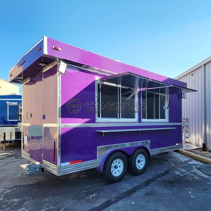COGSUN Mobile Fast Food Track  - Hot Dog Vending Cart 评论和价格