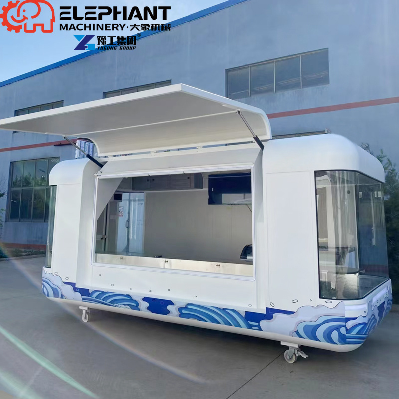 Commercial Mobile Food Trailer - Hot Dog Vending Cart 评论和价格