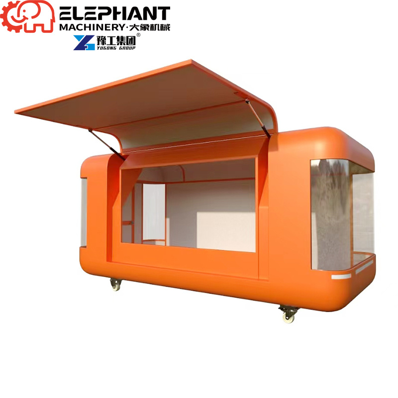 Commercial Mobile Food Trailer - Hot Dog Vending Cart 评论和价格
