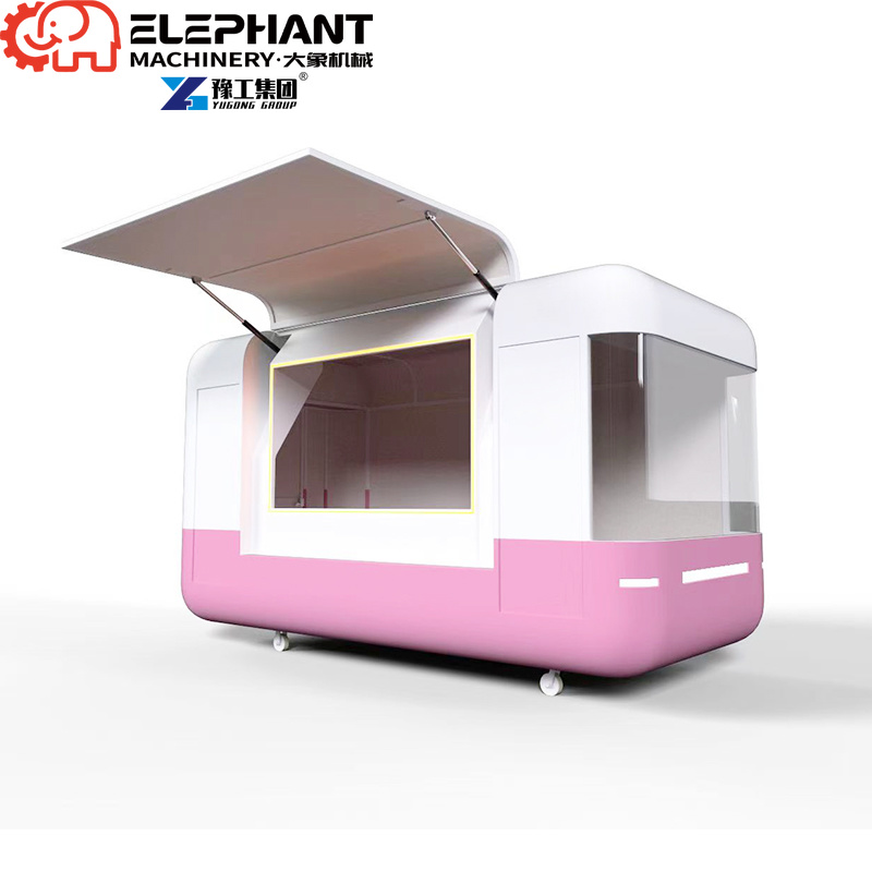 Commercial Mobile Food Trailer - Hot Dog Vending Cart 评论和价格