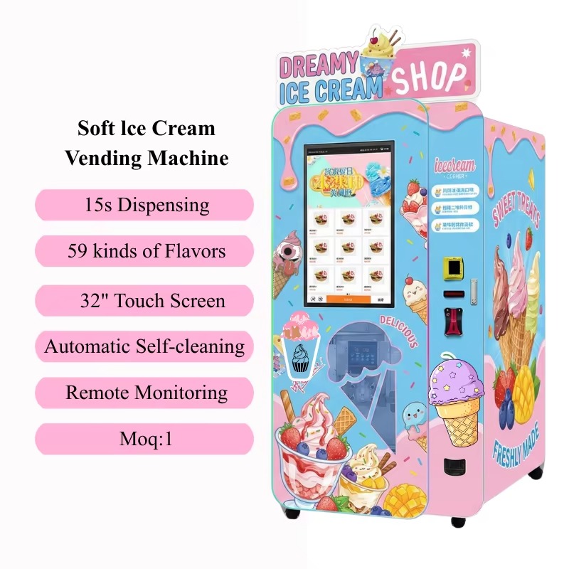 Smart Commercial Ice Cream Ven - Commercial Vending Machine 评论和价格