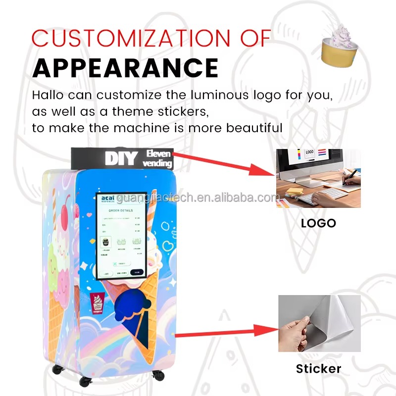 Smart Commercial Ice Cream Ven - Commercial Vending Machine 评论和价格