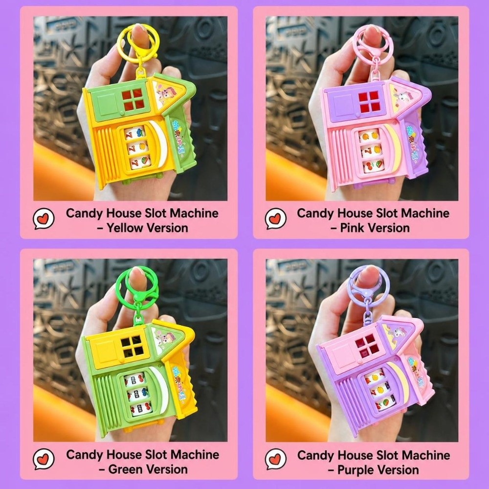 Hand-Crank Rotating Mini Slot  - Fruit Slot Machine 评论和价格