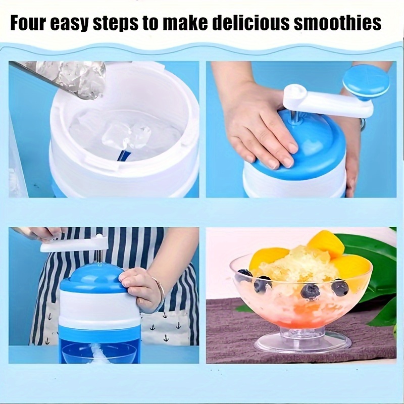 Portable Hand Crank Snow Cone  - Slushie Machine Vending 评论和价格