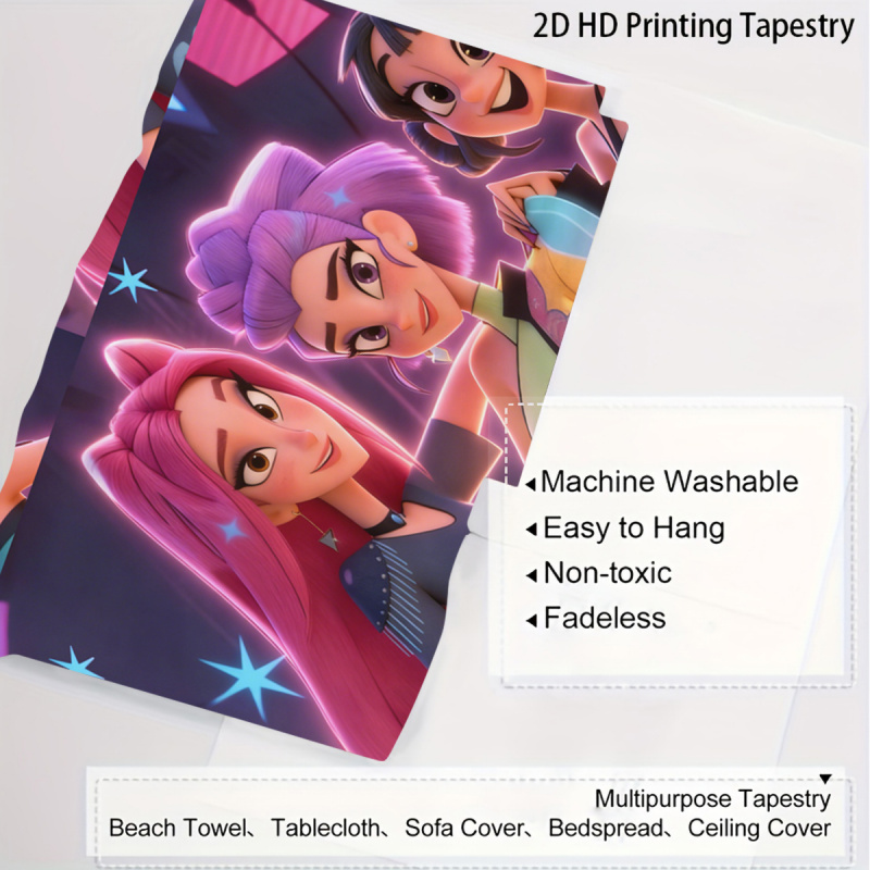 3D Anime Idol Collage Tapestry - Photo Booth Machine 评论和价格